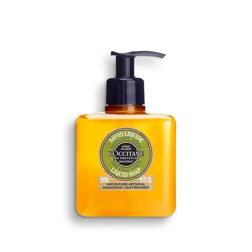 L'Occitane Verbena Flüssigseife 300 ml - Erfrischende Flüssigseife mit einem zitrusartigen Duft, ideal für die tägliche Handwäsche und sanfte Reinigung. Genießen Sie ein luxuriöses Pflegeerlebnis.
