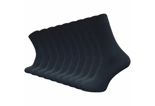 GAWILO Komfortsocken für Damen aus Bambus - 10 Paar - Sportsocken in Größe 35-38, kühlend, feuchtigkeitsregulierend und atmungsaktiv dank Bambus, ideal für aktiven Komfort.