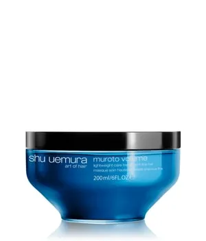 Shu Uemura Muroto Volume Maske 200ml - Haarkuren für feines Haar, volumengebende Hydro-Gel Maske mit Tiefseewasser-Mineralien für Geschmeidigkeit und langanhaltendes Volumen.