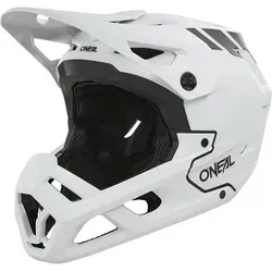 ONeal SL1 Crest Fahrradhelm - Matt Weiß/Schwarz - L - Fahrradhelm mit Inmold-Technologie für maximale Sicherheit und Belüftung. Höhenverstellbarer Schirm und Fidlock® Magnetverschluss für einfachen Umgang während der Fahrt.