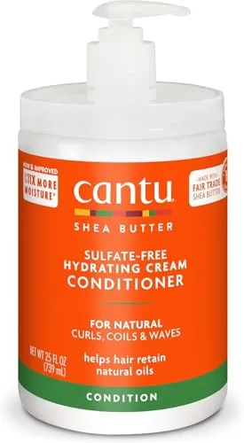 Cantu Creme-Spülung, Pflegespülung, sulfatfrei, feuchtigkeitsspendend, Salongröße, 709 g*(Die Verpackung kann variieren, die Rezeptur bleibt unverändert)
