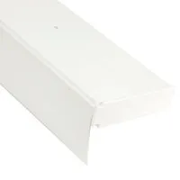 Bestlivings 210 cm Vorhangschiene mit Blende 3 Lauf Weiß / 1 x 120 cm & 1 x 90 cm