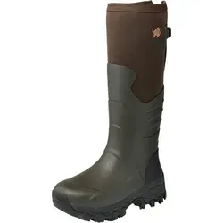 Gateway1 Damen Gummistiefel Woodwalker Wide 17'' - Ideal für breite Füße und kräftige Waden: Die Woodwalker Wide 17'' Gummistiefel bieten mit ihrem verstellbaren Zwickel und dem warmen Neoprenfutter hervorragenden Komfort bei kühleren Temperaturen. Robust und vielseitig einsetzbar.