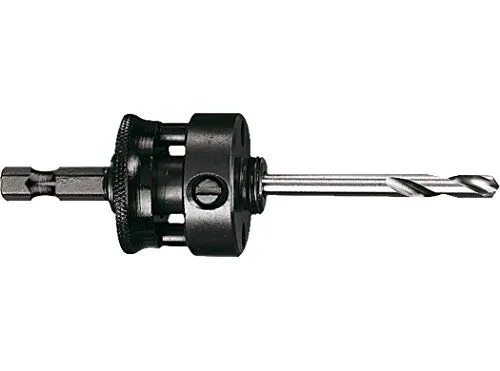 Starrett A10 Lochsägen Dorn - 14-30mm Schnellwechsel-Schraubgewinde Sechskantschaft mit 6,35mm Hochgeschwindigkeits-Pilotbohrer - Schnellwechseldorn