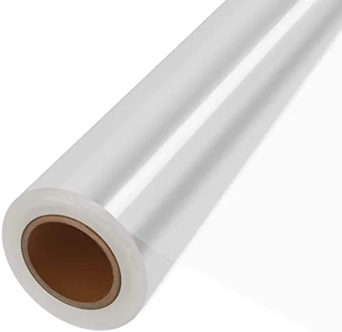 JOYIT Geschenkfolie Transparent rollen 80cm x 30m (80cm faltet sich auf 40cm) – 3 Mil Dicke Zellophanfolie, Durchsichtige Folie für Geschenke & Klarsichtfolie Geschenkfolie