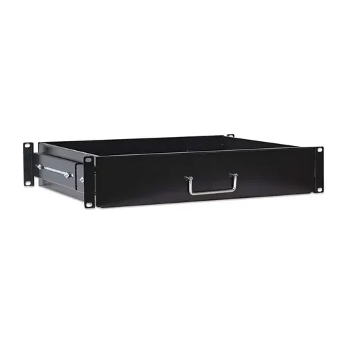 Intellinet 714938 19" Schublade 2 HE - Rackmontage-Schränke & -Rahmen, ausziehbare Schublade mit 350 mm Fachbodentiefe für effiziente Nutzung von Server-Racks.