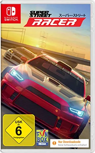 Super Street: Racer für Nintendo Switch - Spiele für Nintendo Switch mit über 60 Missionen im Singleplayer und der Möglichkeit, dein Traumauto aus einer Schrottkarre zu tunen - über 700 lizenzierte Original-Autoteile!