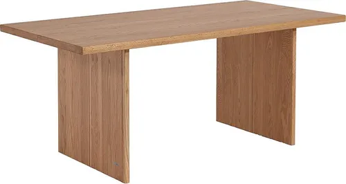 HOME DELUXE Esstisch FONTAR – Massiver Holztisch aus geölter Eiche (180 x 90 x 75 cm) - Eleganter Esstisch FONTAR aus hochwertigem Eichenholz, stabil und zeitlos. Ideal für Esszimmer und Küche, sorgt für eine warme, natürliche Ausstrahlung.