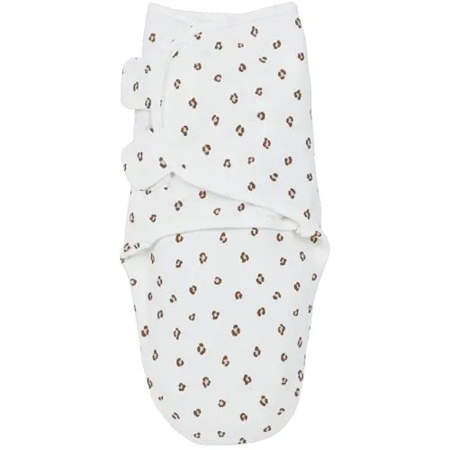 Meyco Baby Pucksack - 0-3 Monate - Pucktuch Swaddle für Neugeborene - 100% Baumwolle - Oeko Tex Zertifiziert - weicher Schlafkomfort - atmungsaktiv - Mini Panther - Zartrosa