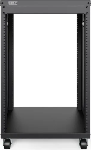 Digitus 16U Netzwerkschrank Schwarz, RAL 9005 - 48.3 cm (19") - Computer- & Server-Racks, ideal für die sichere und platzsparende Unterbringung von Netzwerkkomponenten in Büros oder Rechenzentren.