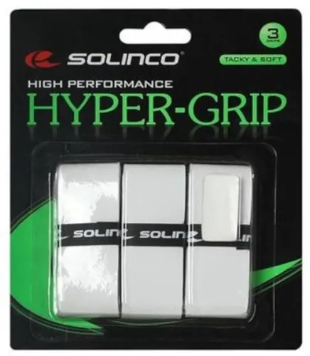 Solinco Hyper Grip 3 Pack Tacky and Soft Griffbänder für Tennis Grips