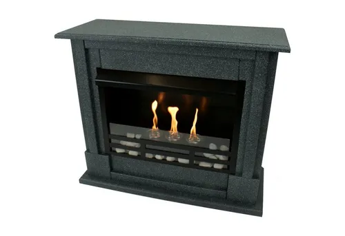 Kaminbau Mierzwa Echtfeuer-Dekokamin Emily Premium - Eleganter Gelkamin mit manuellem Betrieb, wahlweise in verschiedenen Farben. Ideal für gemütliche Abende, inklusive Zubehör für ein sicheres Feuererlebnis.