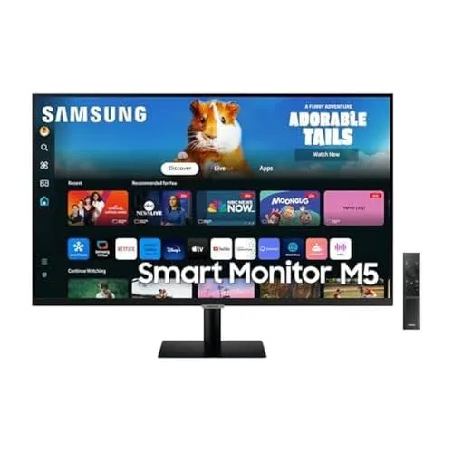 Samsung Smart M50d 32" Full HD VA LED Monitor - 32 Zoll (81,3 cm) Full HD Monitor mit 178° Blickwinkel, integrierten Lautsprechern und USB-Hub – ideal für Home Office und Multimedia-Anwendungen.