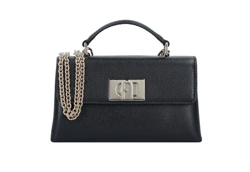 Furla 1927 Mini Bag Handtasche aus Leder, 18 cm, schwarz - Elegante Handtasche aus hochwertigem Leder, perfekt für den Alltag oder besondere Anlässe.