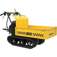 Güde Raupendumper GRD 300.1/R - Leistungsstarker Dumper für schwere Lasten - Schubkarren mit einer Gewichtskapazität von 110 l und einer starken 4,1 kW Benzinmotor für müheloses Transportieren von bis zu 213 kg.