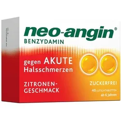 neo-angin Benzydamin Zitronen-Geschmack 40 St