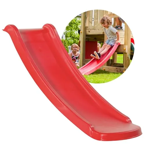 Spielturmking® Kinder Rutsche Outdoor - Stabile 1,20 Meter Rutsche für Kleinkinder - Freistehende Rutschen, ideal für sicheren Spielspaß im Freien. Robuste, UV-beständige Rutsche fördert Bewegung und motorische Entwicklung Ihrer Kinder.