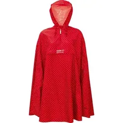 PRO-X elements Damen Alena Poncho, Rot, XS/S - Modischer Funktionsponcho für Urban und Bike, wasserdicht und atmungsaktiv. Leichtes PXE LIGHT Material bietet hohen Tragekomfort und Schutz bis zum Knie.