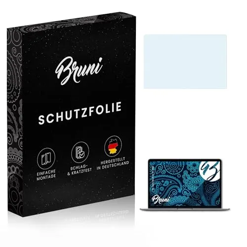Bruni Schutzfolie kompatibel mit Apple MacBook Air 2020 Folie, glasklare Displayschutzfolie (2X)