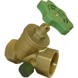 KIRCHHOFF Schrägsitzventil 3/4"IG mit Entleerung - Effizientes KIRCHHOFF Schrägsitzventil 3/4"IG, ideal für präzise Steuerung und einfache Entleerung in Ihrem Rohrleitungssystem.