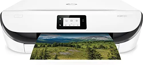 HP Envy 5032 Thermodischer Tintenstrahldrucker - Multifunktionaler Drucker mit 4800 x 1200 DPI für gestochen scharfe Farbdrucke, ideal für Zuhause oder kleine Büros, WLAN-fähig und mit 100 Blatt Einzugskapazität.