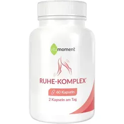 Ruhe-Komplex 60 Kapseln – Nährstoffmischung für Entspannung - Ruhe-Komplex von VitaMoment: Eine ausgewogene Nährstoffformel zur Unterstützung von Nerven und Wohlbefinden. Ideal für den stressigen Alltag – nur 2 Kapseln täglich für innere Ruhe und Balance.