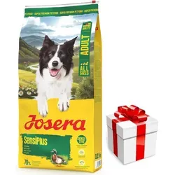 JOSERA Adult SensiPlus Ente & Reis - Premium Trockenfutter für empfindliche Hunde - Hundefutter für sensible Fellnasen, glutenfrei und hoch verdaulich. Mit viel Biotin für gesunde Haut und glänzendes Fell, ideal für alle Rassen.