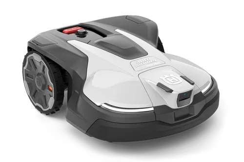 Husqvarna Automower 430V Nera - Kabelloser Mähroboter mit Kamera - Intelligenter Mähroboter im Akkubetrieb, ideal für präzises Mähen. Genießen Sie einen perfekt gepflegten Rasen ohne Aufwand.