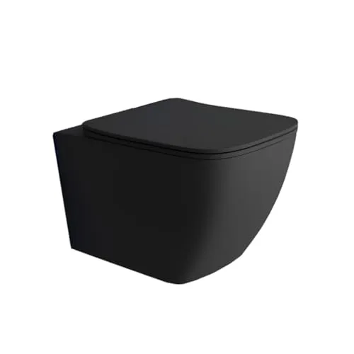 Domino LAVITA Wand-WC Hänge Toilette mit Absenkautomatik - Sanitäranlagen & Zubehör mit spülrandlosem Design für verbesserte Hygiene und einfache Reinigung. Der elegante Soft-Close WC-Sitz sorgt für komfortables Schließen.