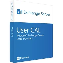 Microsoft Exchange Server 2016 Standard User CAL - Internet-Software zur flexiblen E-Mail-Kommunikation, ermöglicht einem Benutzer den Zugriff auf den Server und unterstützt effiziente digitale Zusammenarbeit.