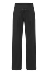 Raffaello Rossi Jogger Pants CANDICE STRAIGHT Damen Schwarz - Stoffhosen mit Relaxed Fit und Tunnelzug für perfekten Komfort, ideal für lässige Outfits und entspannte Tage.
