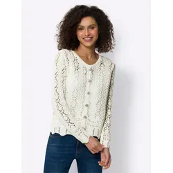 heine Strickjacke Strickjacke, champagner
