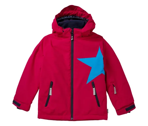 Tchibo Jako-O Schneejacke Gr. 116/122 – Traube - Wasserdichte und winddichte Kinderjacke mit RECCO-Sensor. Warm wattiert und ausgestattet mit kuscheligem Microfleece für besten Tragekomfort. Ideal für kalte Tage!