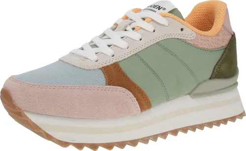 WODEN Ronja Plateau Sneaker - Sneaker für Damen aus Leder und Synthetik, trendiges Design mit flacher Laufsohle für besten Komfort und stilvolles Auftreten.