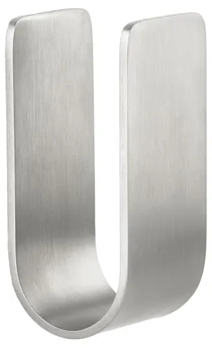Zone Denmark Ume Wandhaken zum Schrauben - Dezenter Handtuchhaken, Kleiderhaken oder Haken für Badaccessoires - Inkl. Schrauben und Dübel - 3,5 x 3,4 x 8 cm - 1 Stück - Stahl