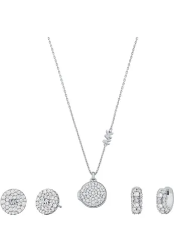 Michael Kors Schmuck-Set BOXED GIFTING MKC1700SET - Schmuck-Set in elegantem Silber aus 925er Silber, perfekt als Geschenk für besondere Anlässe und stilbewusste Frauen.