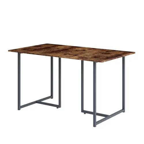Vicco Esstisch Merido, Eiche rustikal/Grau, 140 x 80 cm - Esstisch im zeitlosen Design, ideal für gemütliche Mahlzeiten und geselliges Beisammensein. Schafft eine warme Atmosphäre in jedem Raum.