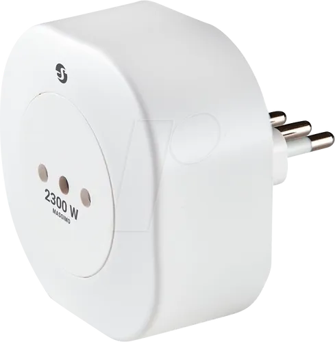 Shelly Plus Plug IT - Intelligente Steckdose mit Sprachsteuerung - Steckdosen & Zubehör, programmierbare Steckdose für einfache Automatisierung und Integration in Ihr Smart Home mit Alexa und Google Home.