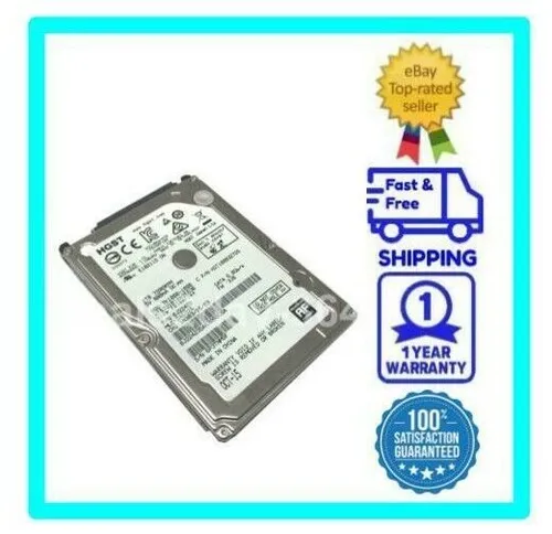 Hgst 1TB SATA 2.5 HDD Festplatte HTS721010A9E630 - Interne Festplatte mit 1 TB Speicher, 7200 U/min für schnelle Datenübertragung, ideal für Laptops und mobile Anwendungen.