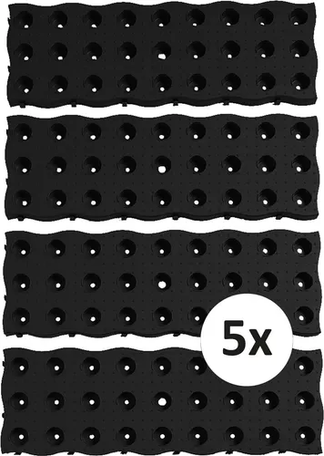HTI-Living Trittsteine Gehwegplatte Nessa, Set mit 20 Platten - Gehwegplatten aus witterungsbeständigem Kunststoff, ideal für einen sicheren und flexiblen Gartenweg – schnell verlegt und in zwei Montagemöglichkeiten!