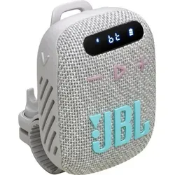 JBL Wind 3 Bluetooth Lautsprecher Grau - Vielseitiger Bluetooth Lautsprecher für Abenteuer mit praktischer Lenkerhalterung. Das intuitive LED-Display sorgt für einfachen Zugriff, während mehrere Wiedergabequellen Ihre Musik überall begleiten.