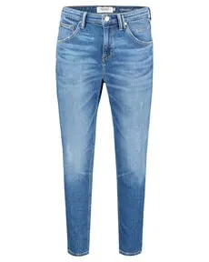 Boyfriend-Jeans MARC O'POLO DENIM "Freja" – Damen, Gr. 27, Länge 30 - Entspannt sitzende Boyfriend-Jeans in heller Waschung von Marc O'Polo DENIM. Ideal für lässige Freizeitlooks, aus pflegeleichtem und elastischem Denim für optimalen Tragekomfort.