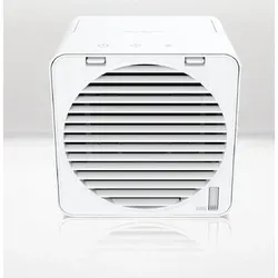 SilverCrest Mini-Luftkühler STLH 7 A1 - Klimaanlage für Tisch mit Kühl- und Luftbefeuchtungsfunktion, umweltfreundlich mit Wasser, 3 Geschwindigkeitsstufen und LED-Stimmungslicht in 7 Farben.