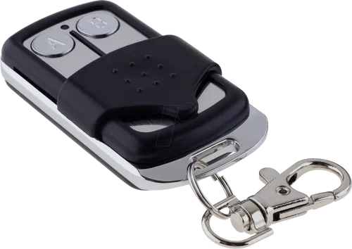 SEKI OPEN 2 - lernfähige Fernbedienung für Toröffner - Tastaturen für Garagentore, kompatibel mit 433,92 MHz Antrieben, einfach zu programmieren und schützt Tasten durch Schiebe-Abdeckung.