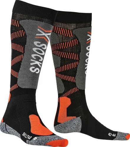 X-Socks Skisocke Light 4.0 schwarz/orange Herren – Größe 35-38 - Komfortable X-Socks Skisocke Light 4.0 mit innovativer Polsterung für optimalen Tragekomfort und Fußstabilität. Perfekt für lange Wintersporttage dank effektiver Thermoregulation und gezielter Funktionszonen.