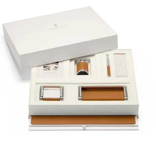 Graf Von Faber Castell Zubehör Set Schreibtisch Cognac Art 118576