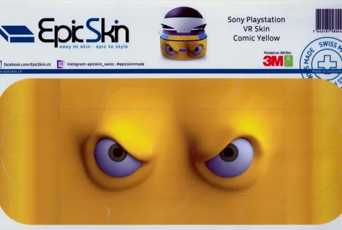 GW46b9 Sony Playstation VR Skin Comic Yellow PS4 Neu & OVP