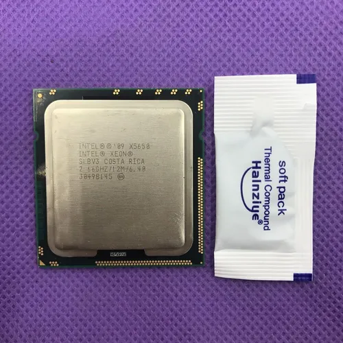 Intel Xeon Processor X5650 - AT80614004320AD neu - Prozessoren mit 12M Cache und 2.66 GHz, ideal für leistungsstarke Serveranwendungen und Datenverarbeitung.