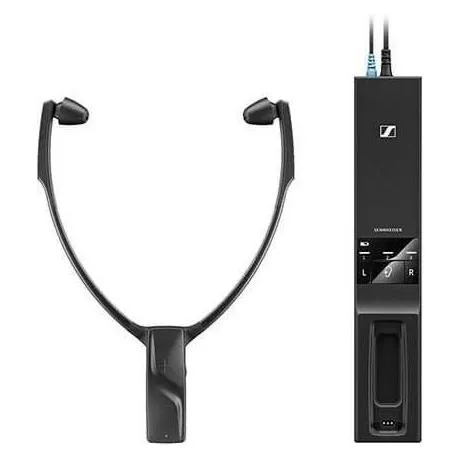 Sennheiser RS 5200 - Kabellose Kopfhörer mit 12 Stunden Akku - Kopfhörer mit kabelloser Freiheit und kabelgebundener Option, ideal für langen Hörgenuss ohne Unterbrechungen.