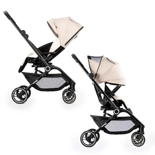 Hamilton by Yoop T1 Buggy - Khaki - Kinderwagen mit 360° drehbarem Sitz und MagicFold™ Technologie für einfaches Zusammenklappen. Ideal für Eltern, die Flexibilität und Komfort suchen.